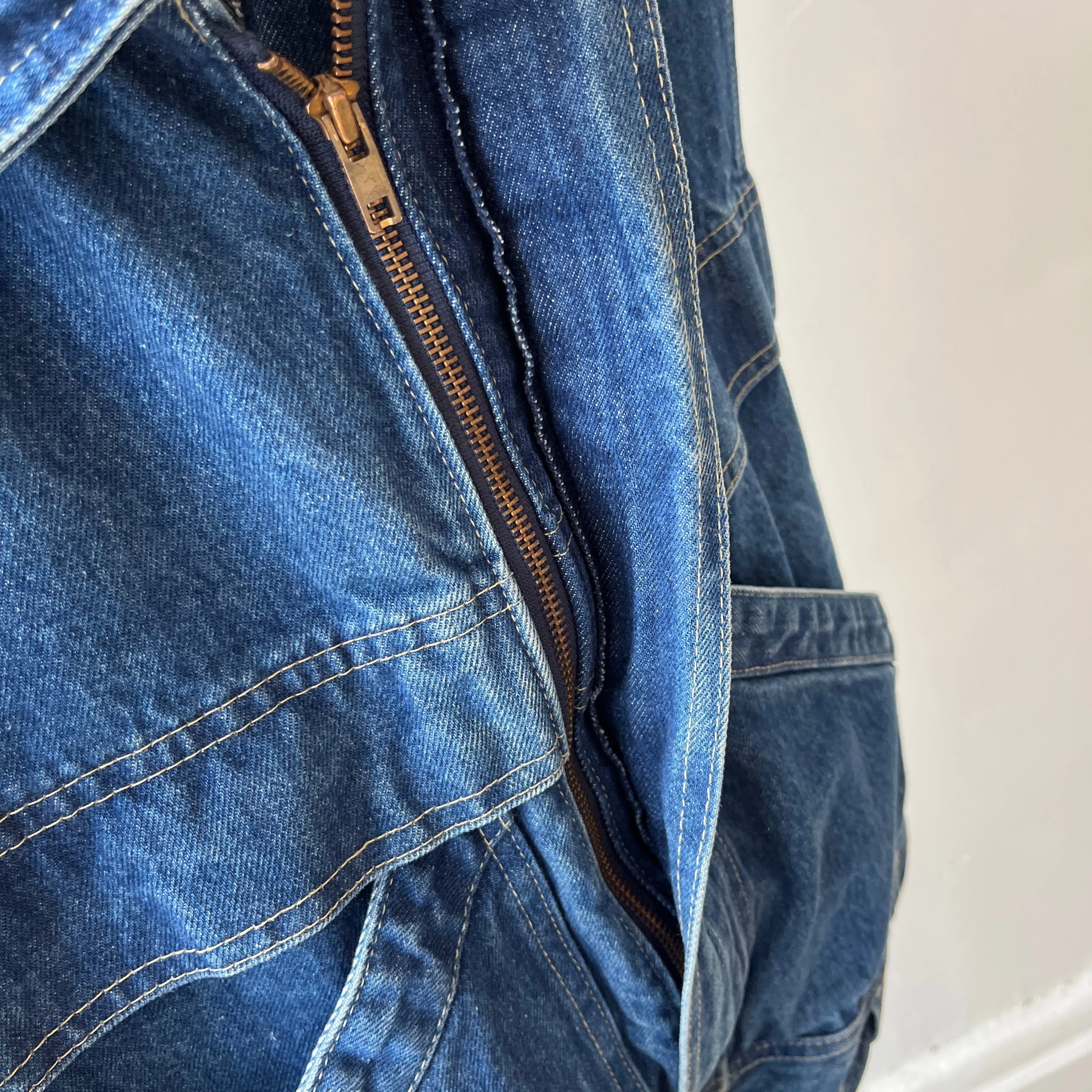 1980s Chic Belted Denim Vest - RAD