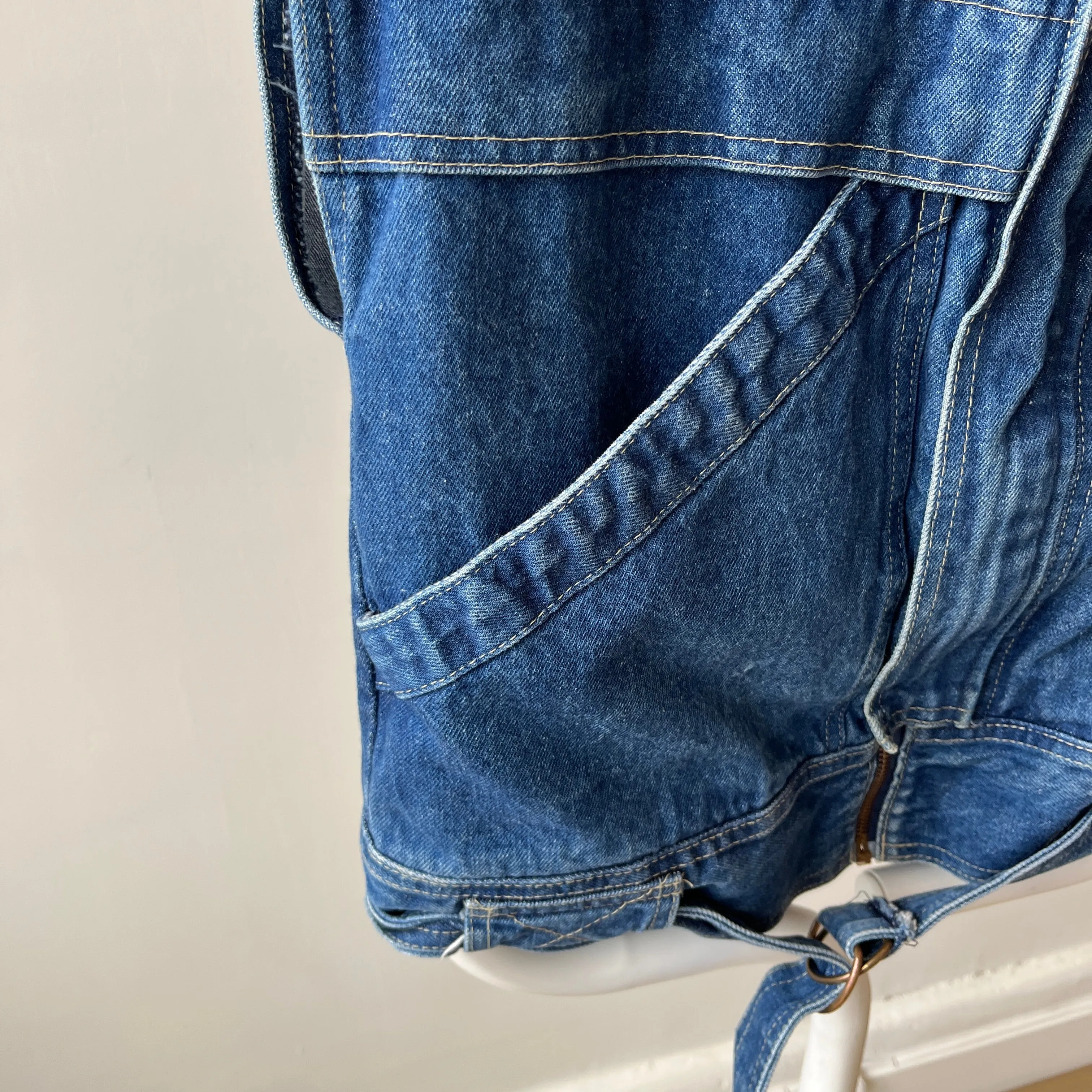 1980s Chic Belted Denim Vest - RAD