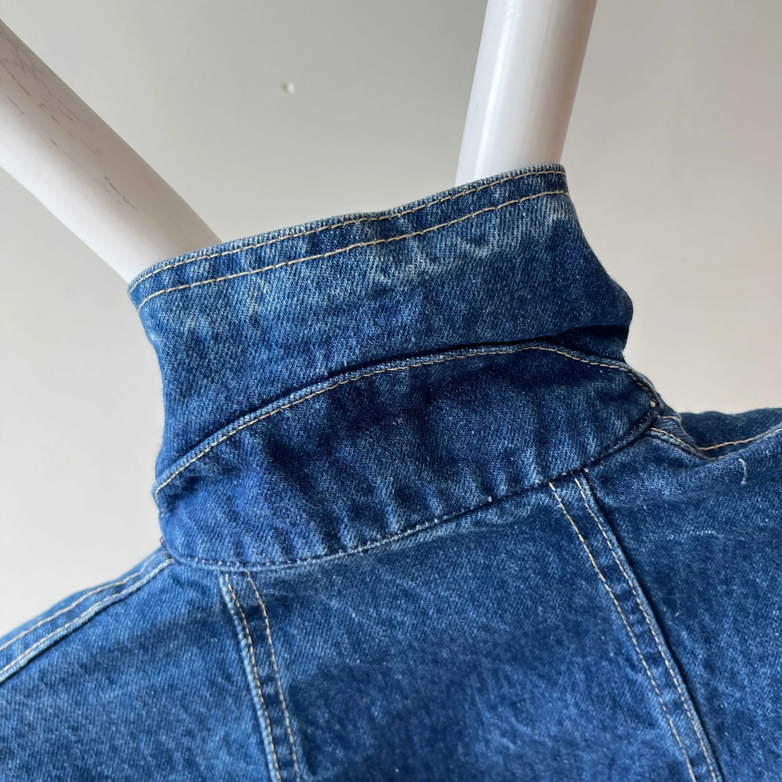 1980s Chic Belted Denim Vest - RAD