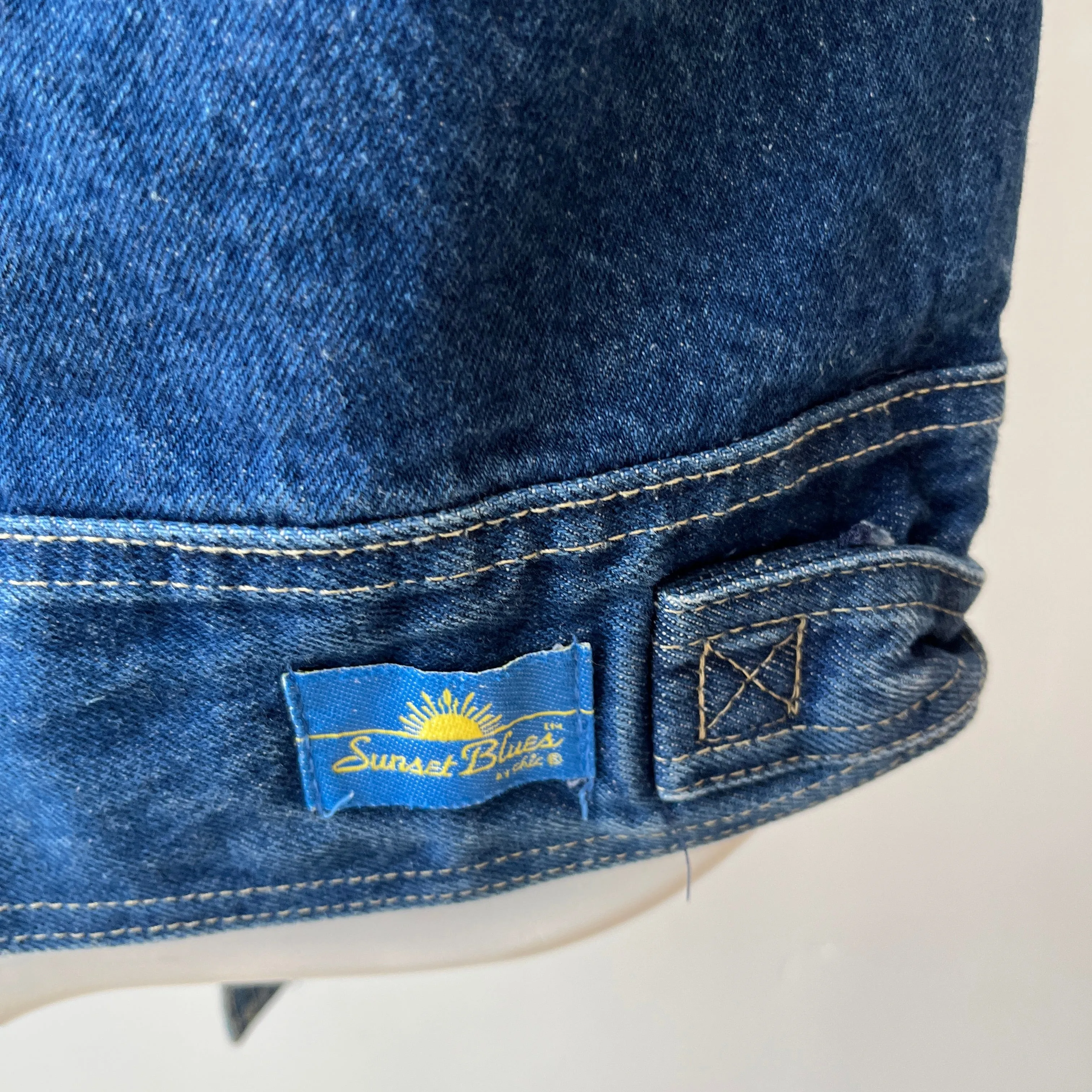 1980s Chic Belted Denim Vest - RAD