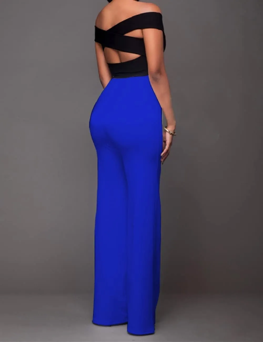 A ADILACA Women's 6-Button Trousers, Casual Work Office Basic Flare Dress Pants, High Waist Straight-Leg Long Pants