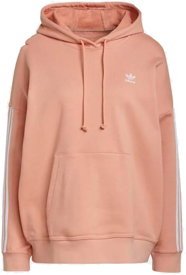 adidas Originals Womens Adicolor Classics Oversize Hoodie, Ambient Blush