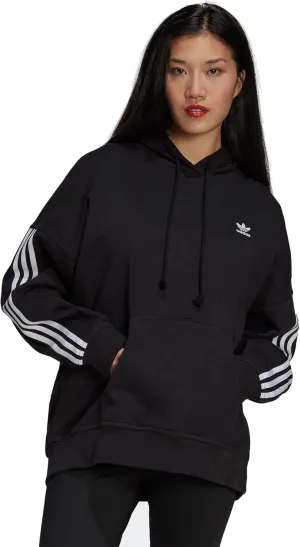 adidas Originals Women's Adicolor Classics Oversize Hoodie Sweatshirt, Black