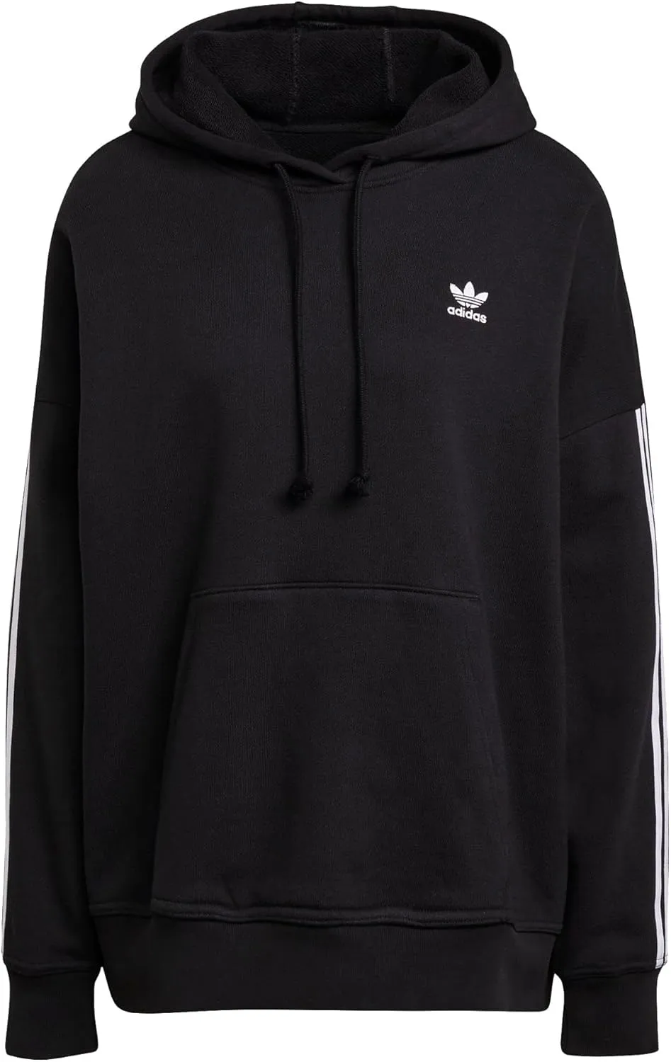 adidas Originals Women's Adicolor Classics Oversize Hoodie Sweatshirt, Black