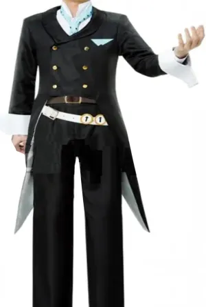 Anime Mens Cosplay Neito Monoma Halloween Cloak Coat Pants Shirt Mens Suit Costume