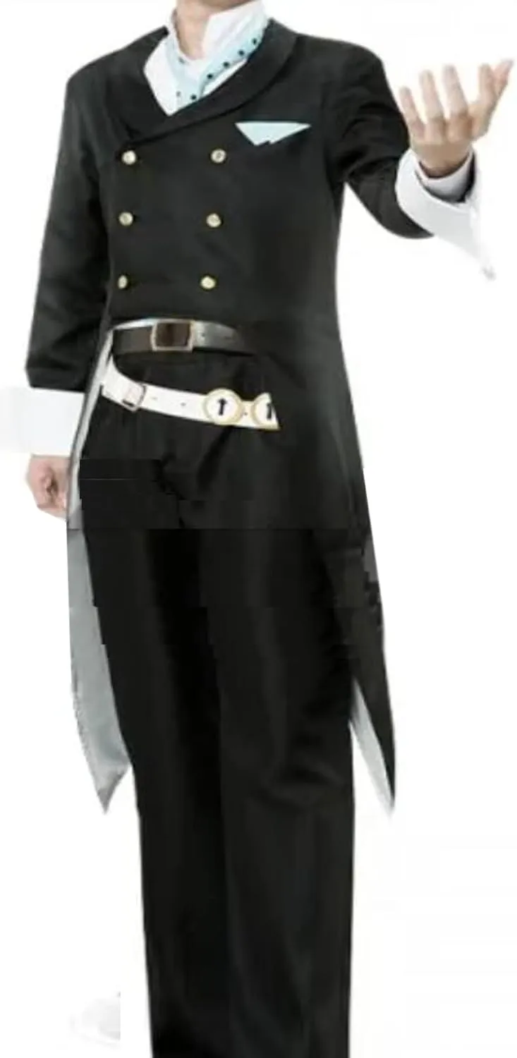Anime Mens Cosplay Neito Monoma Halloween Cloak Coat Pants Shirt Mens Suit Costume