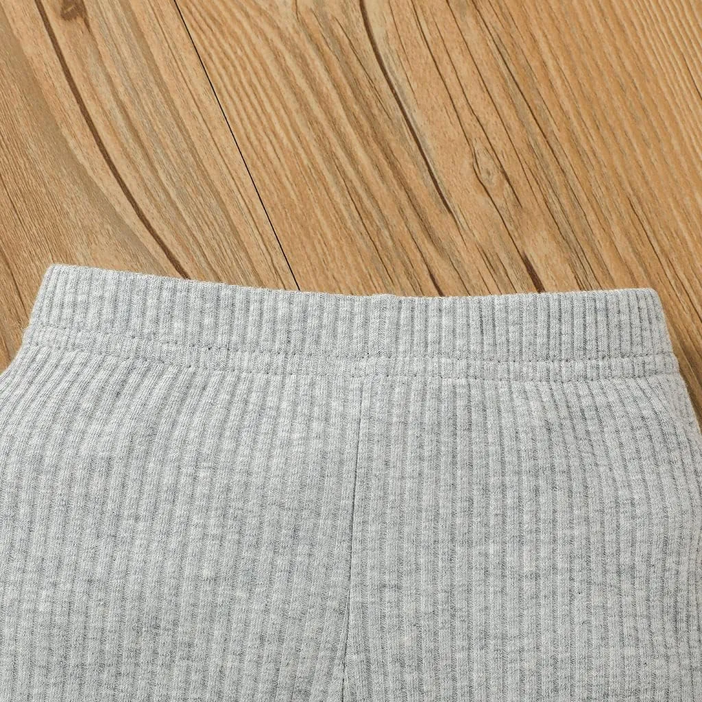 Baby Girl Infant 3 Pack Solid Pants and Casual Leggings