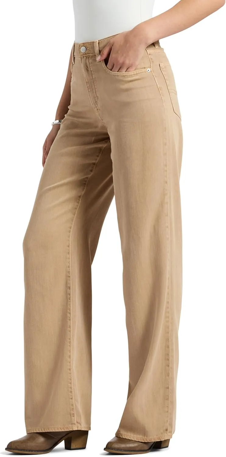 Buffalo David Bitton Women's Addie High Rise Wide Leg Jeans