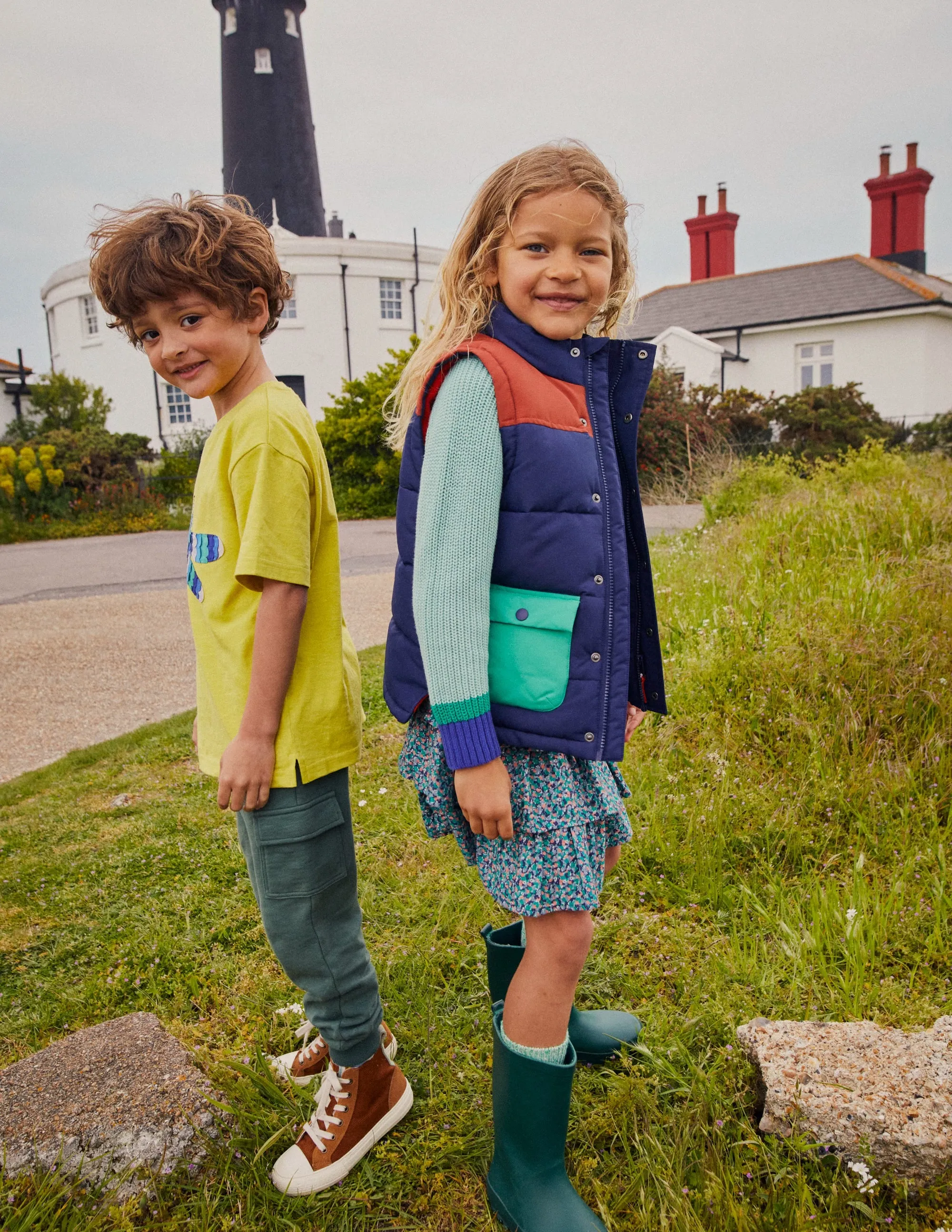 Chunky Cotton Jumper-Opal Green