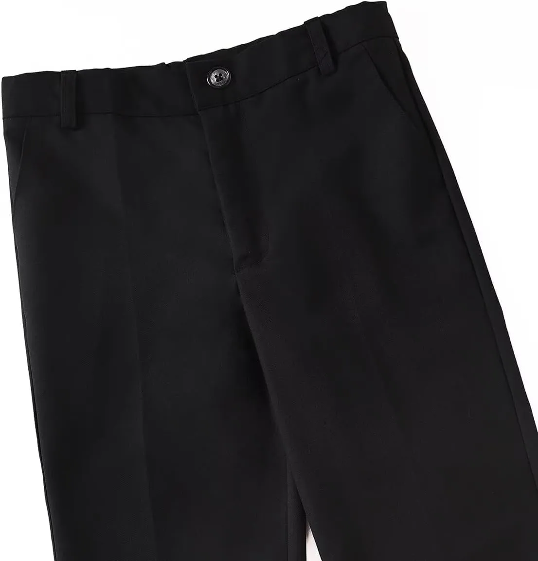 DHTS Boys Dress Pants (Size 2-20 Years) Slim Fit Uniform Pants for Toddler & Teens