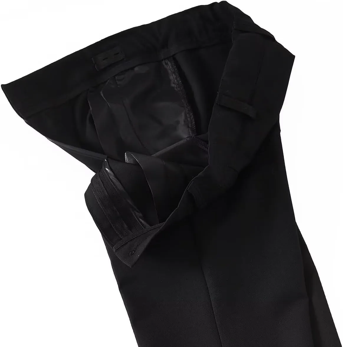 DHTS Boys Dress Pants (Size 2-20 Years) Slim Fit Uniform Pants for Toddler & Teens