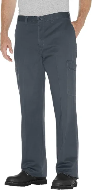 Dickies mens Loose-fit Cargo work utility pants, Charcoal, 38W x 34L US