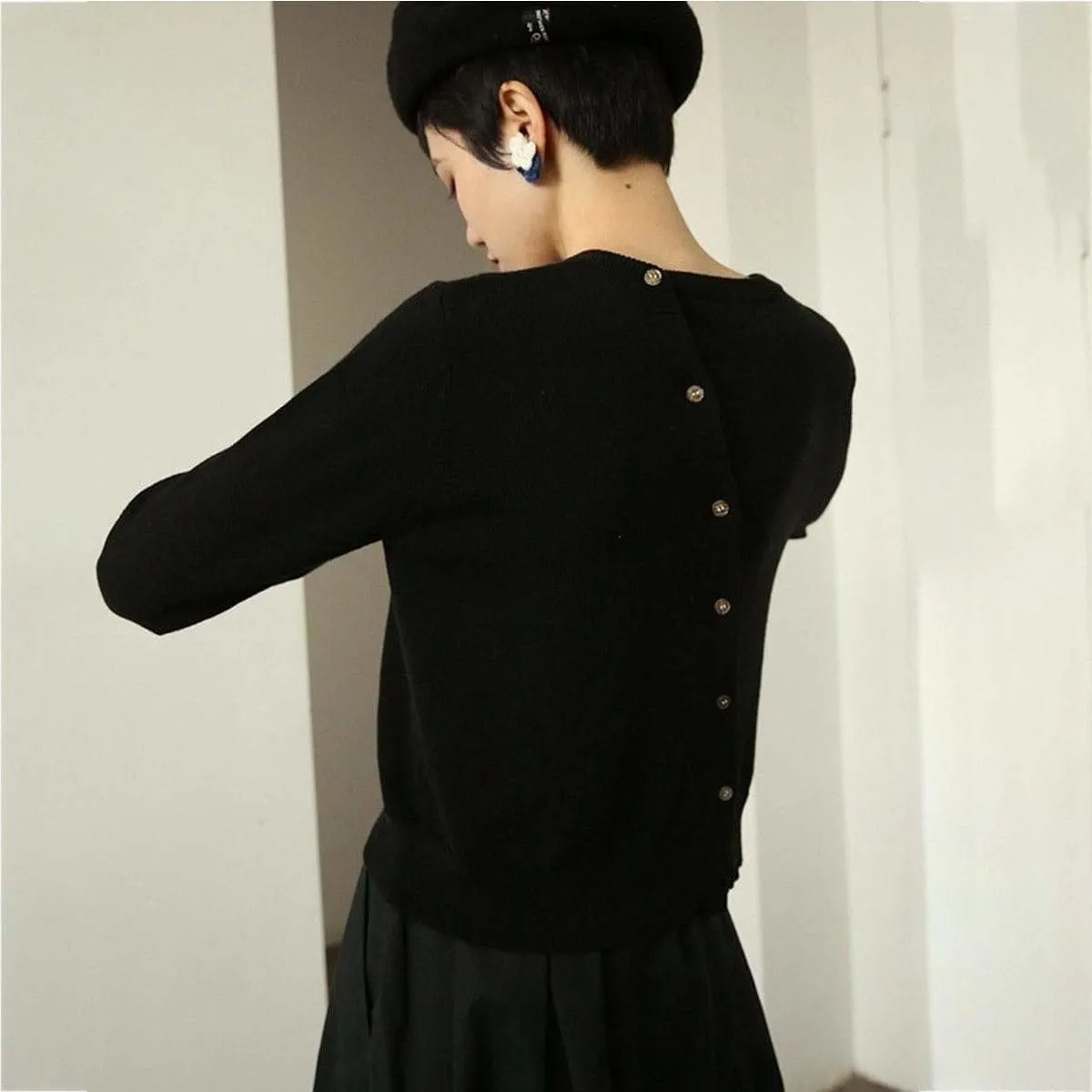 Fashionable High Stretch Sweater