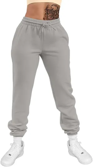 GOKATOSAU Women's Sexy Lounge Stretch Casual Jogger Drawstring Sweatpants with Pockets