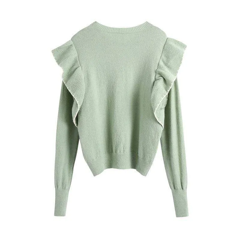 Green Knitted Vintage Sweater