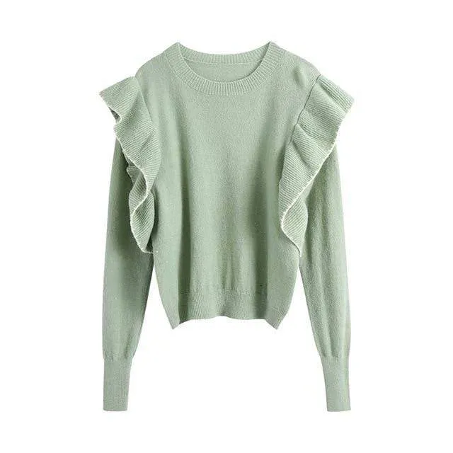 Green Knitted Vintage Sweater