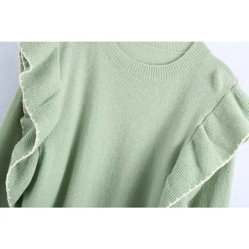 Green Knitted Vintage Sweater