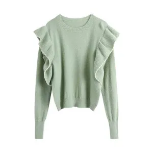 Green Knitted Vintage Sweater