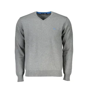 Harmont & Blaine V-Neck Cotton Blend Sophisticated Sweater