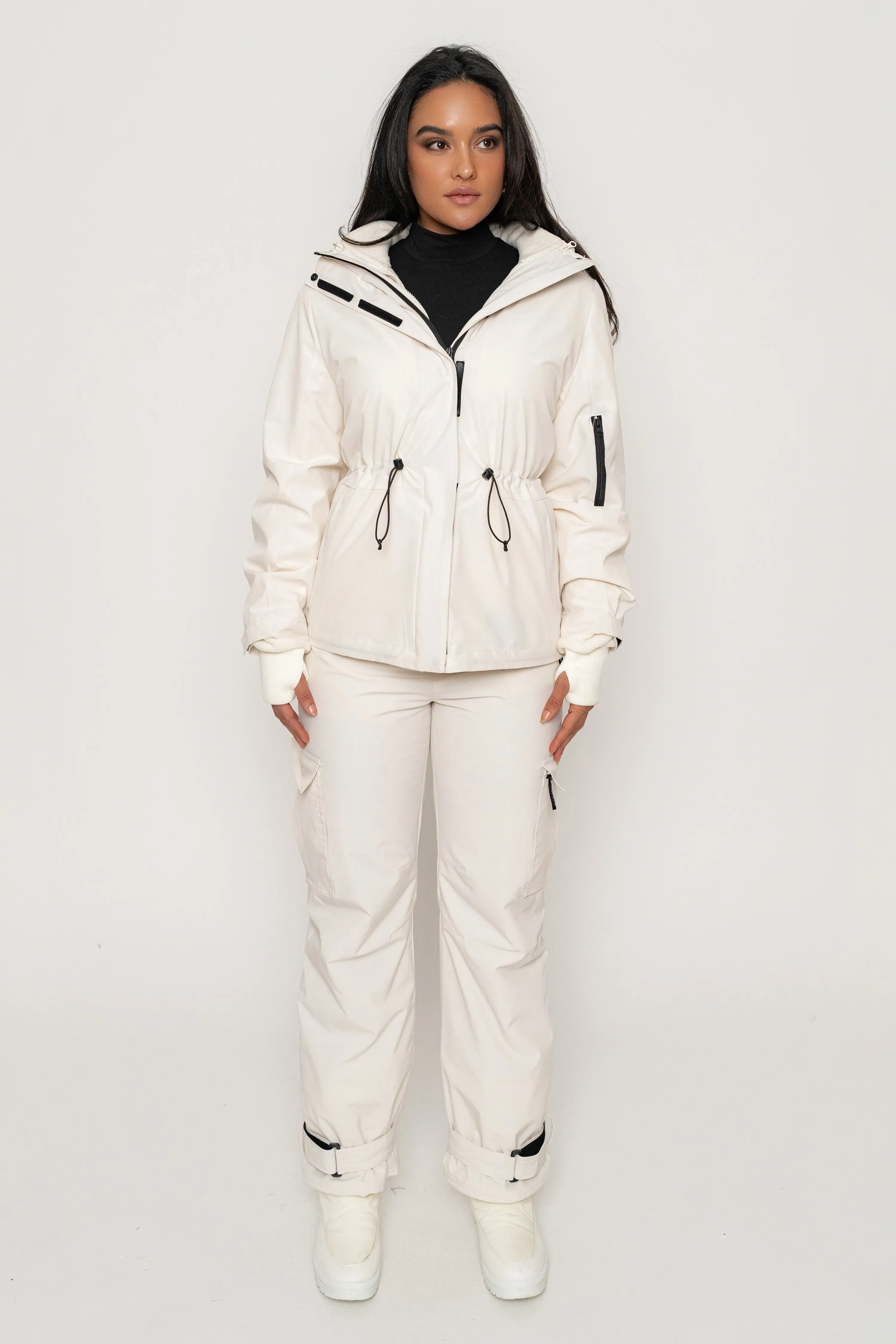 Ivory Snowfall Ski Pants