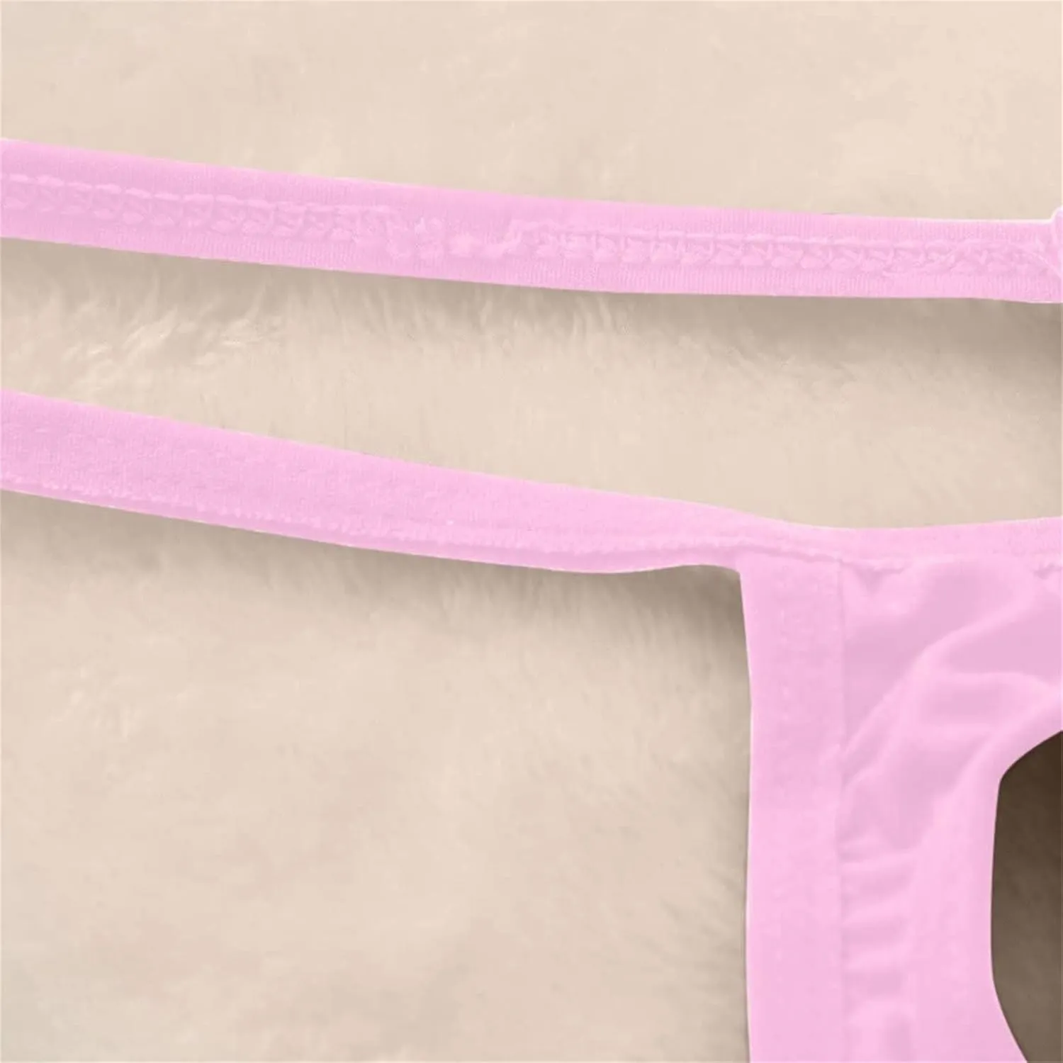 JEShifangjiusu Men's Sexy G-String Underwear Thongs Open Hole Bulge Pouch Briefs Panties T-Back Seamless Thong Underwear
