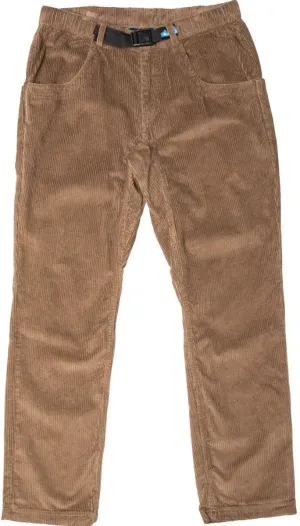 KAVU Chilli Roy Pant Corduroy Hiking Pants, Elastic Waistband Built-in Belt-Olive