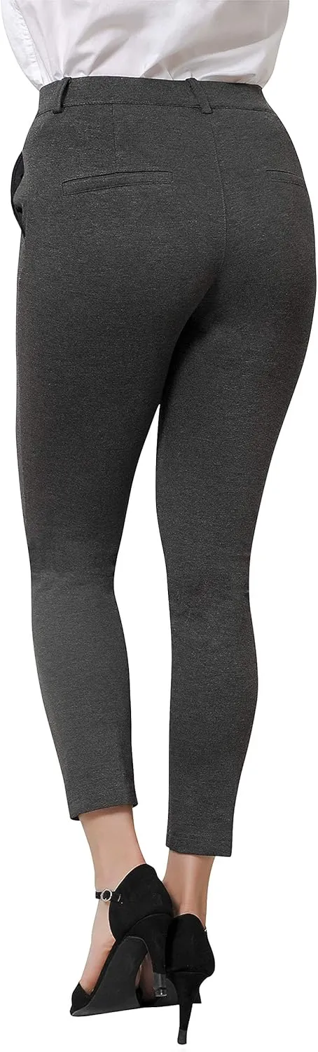 Marycrafts Women's Pull On Stretch Yoga Dress Business Work Pants