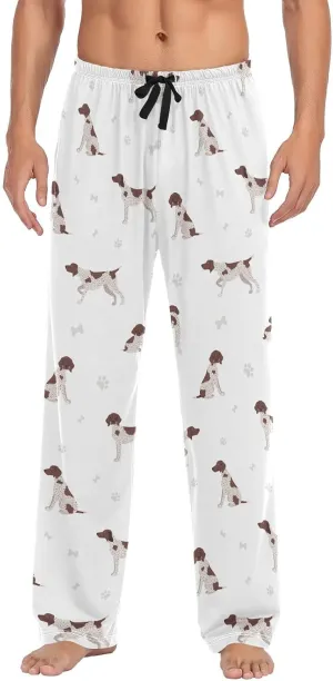 Mens Pajama Pants German Shorthaired Pointer Men's Pajama Bottoms Sleep Lounge Pj Pants for Men S