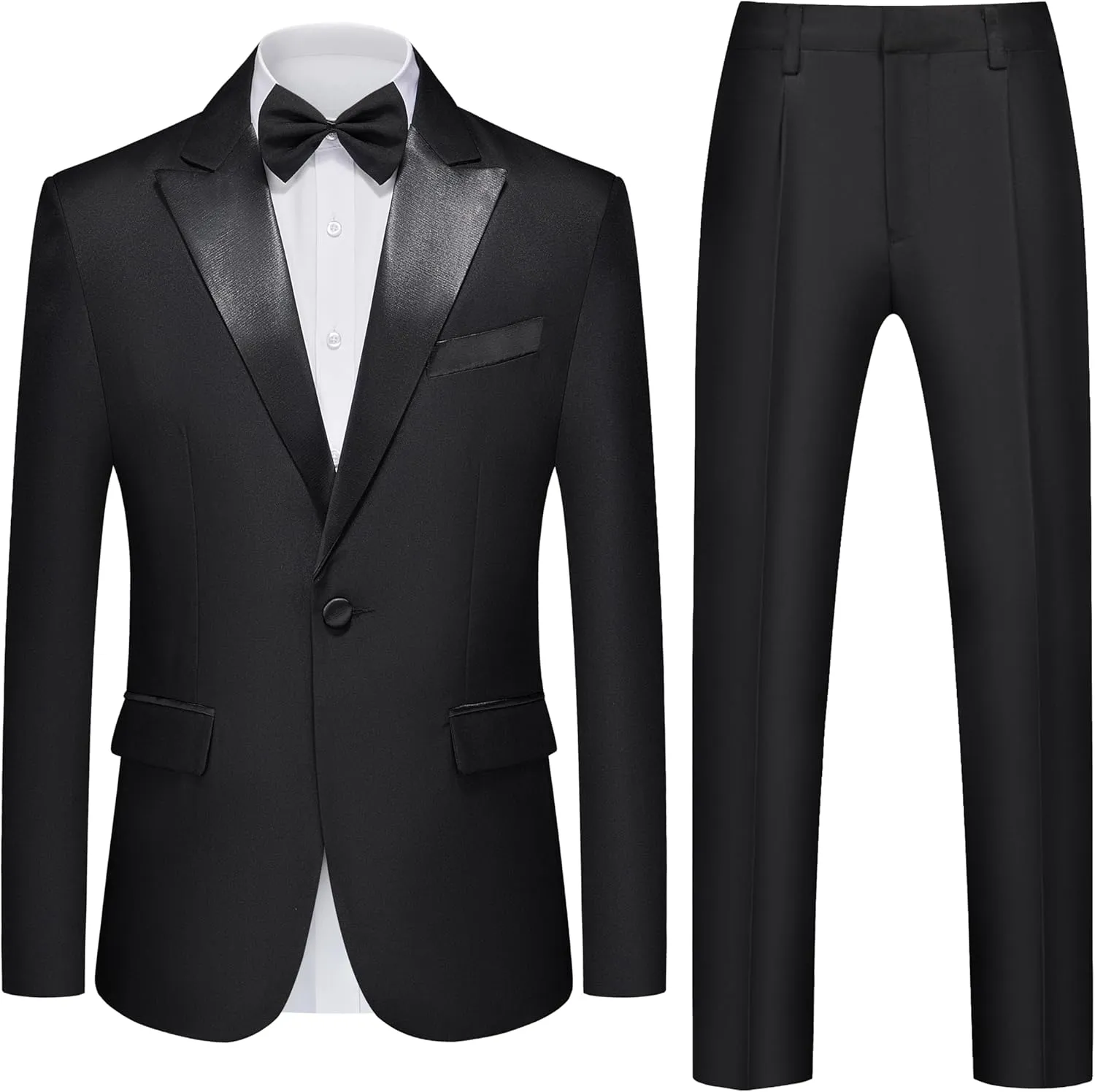 Mens Tailcoat Suit Jacket Tuxedo Double Breast Swallow Tail Coat Pants Bow Tie