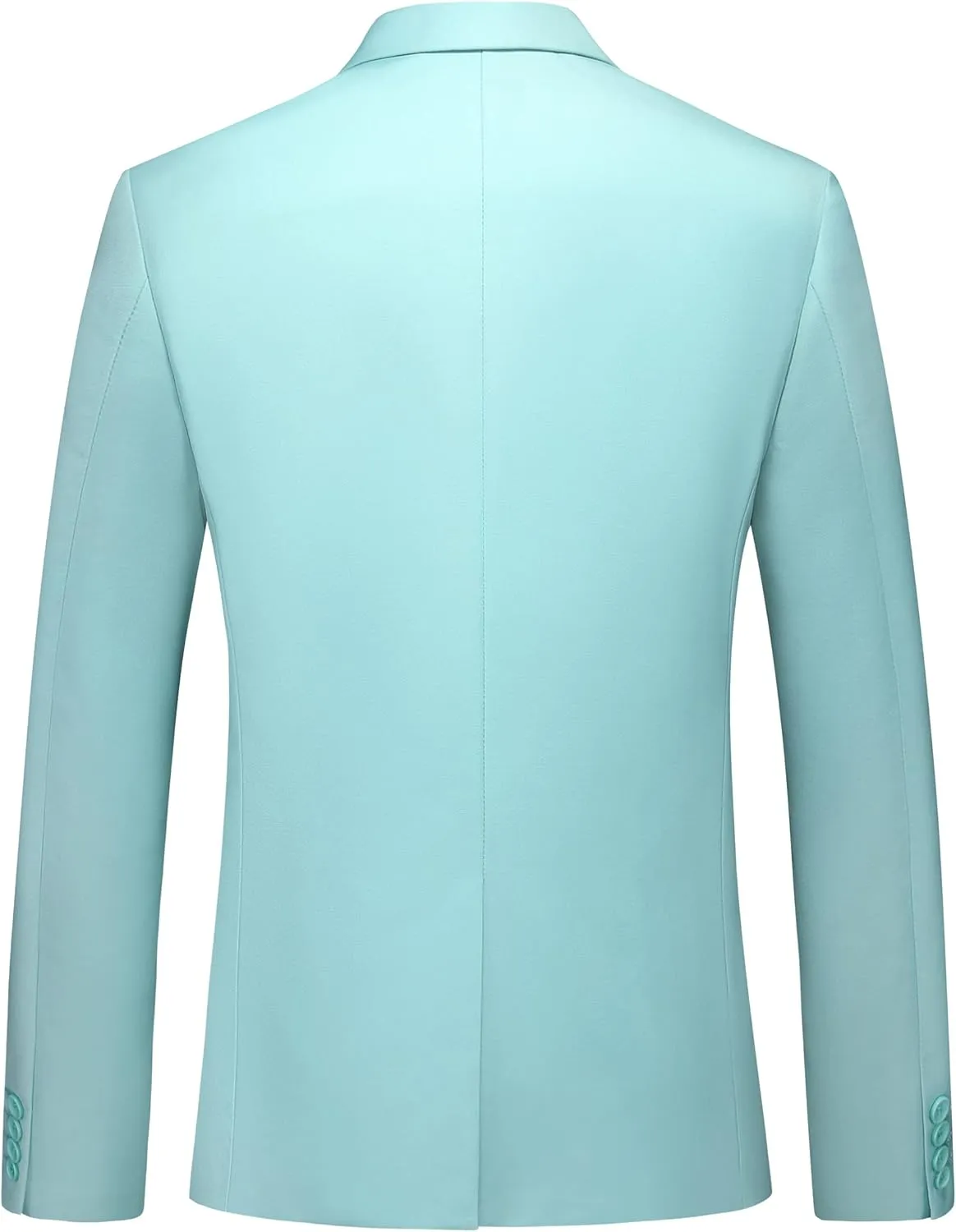 MOGU Mens 3 Piece Suit Slim Fit Pure Color Tuxedos for Wedding Prom