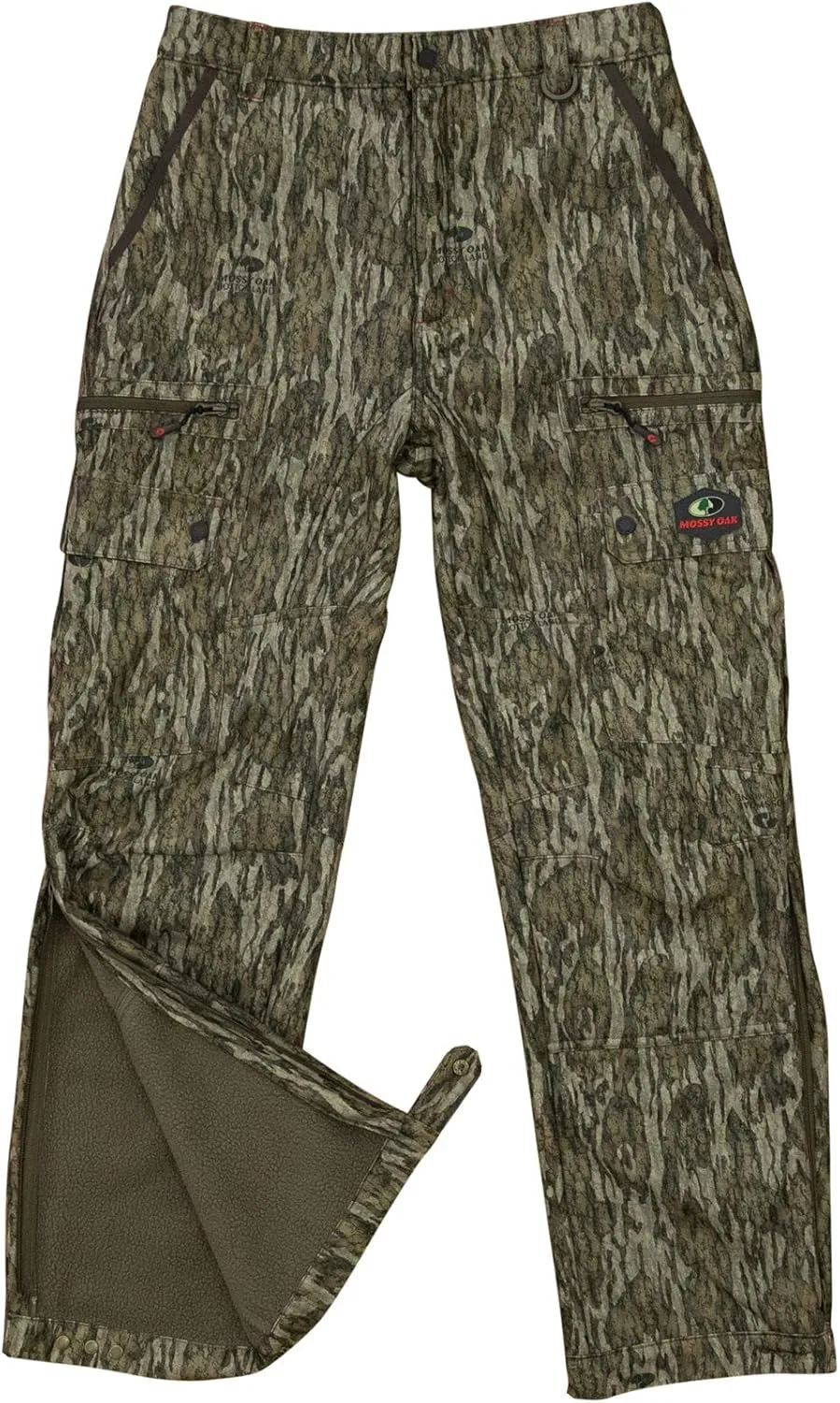 Mossy Oak Sherpa Fleece Lined Camo Hunting Pants for Men