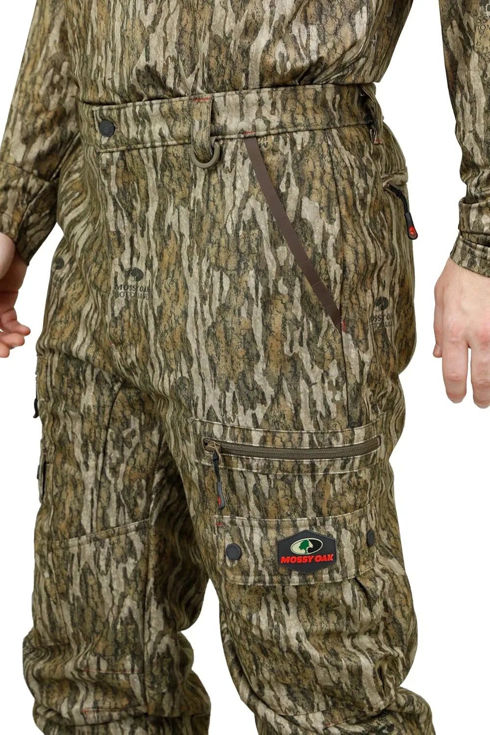 Mossy Oak Sherpa Fleece Lined Camo Hunting Pants for Men