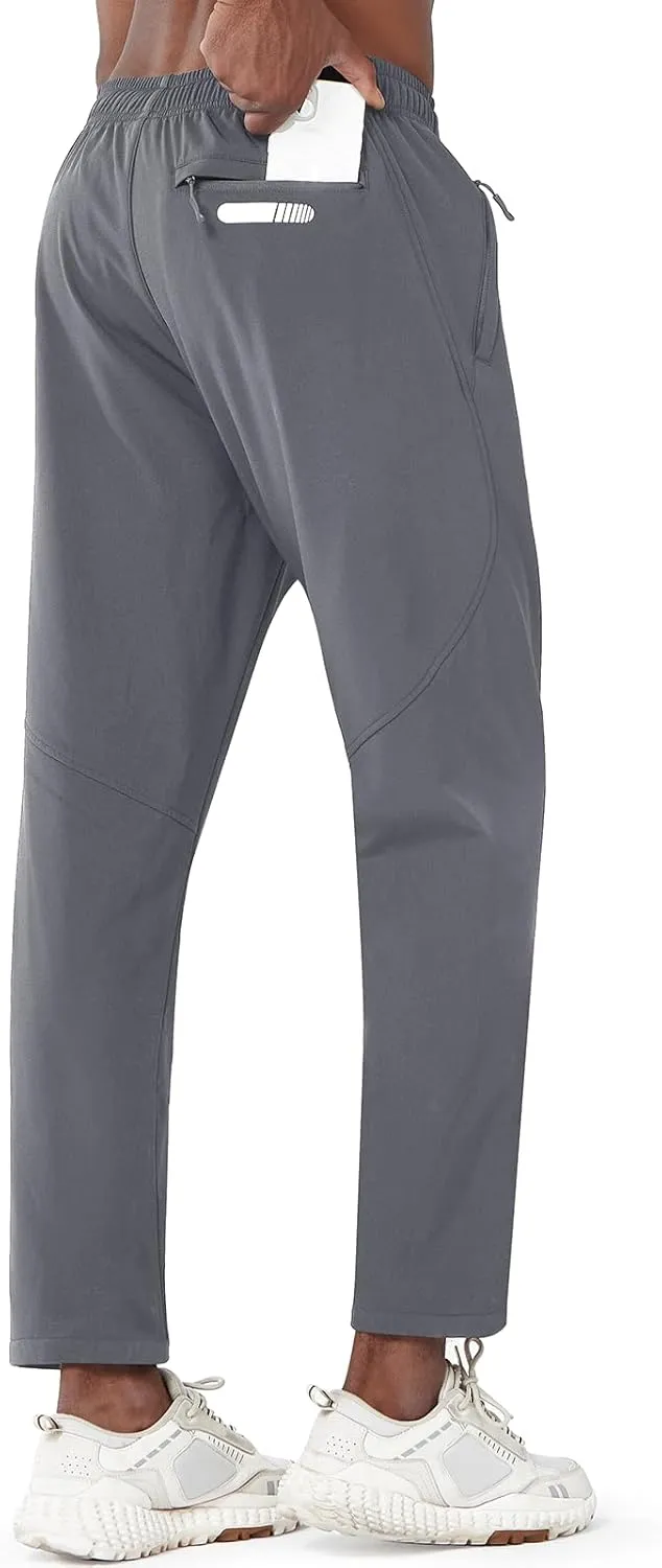 NORTHYARD Men's Fleece Lined Pants Athletic Workout Running Joggers Winter Warm Wind Sweatpants for Active Gym Track Jogging