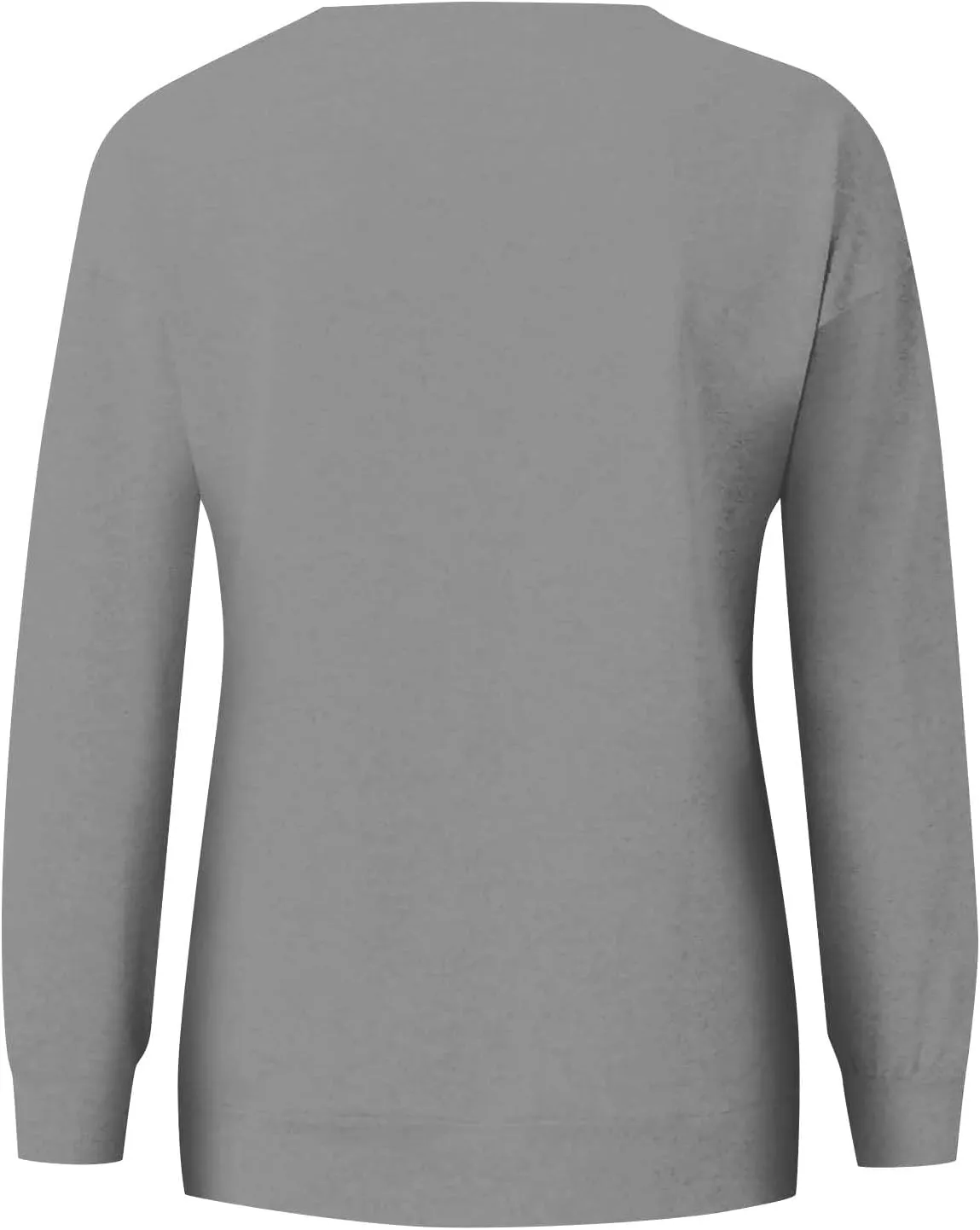 Oversized Sweatshirt for Women Fleece Crewneck Sweatshirts with Pocekt No Hood Casual Comfy Long Sleeve Pullover Tops