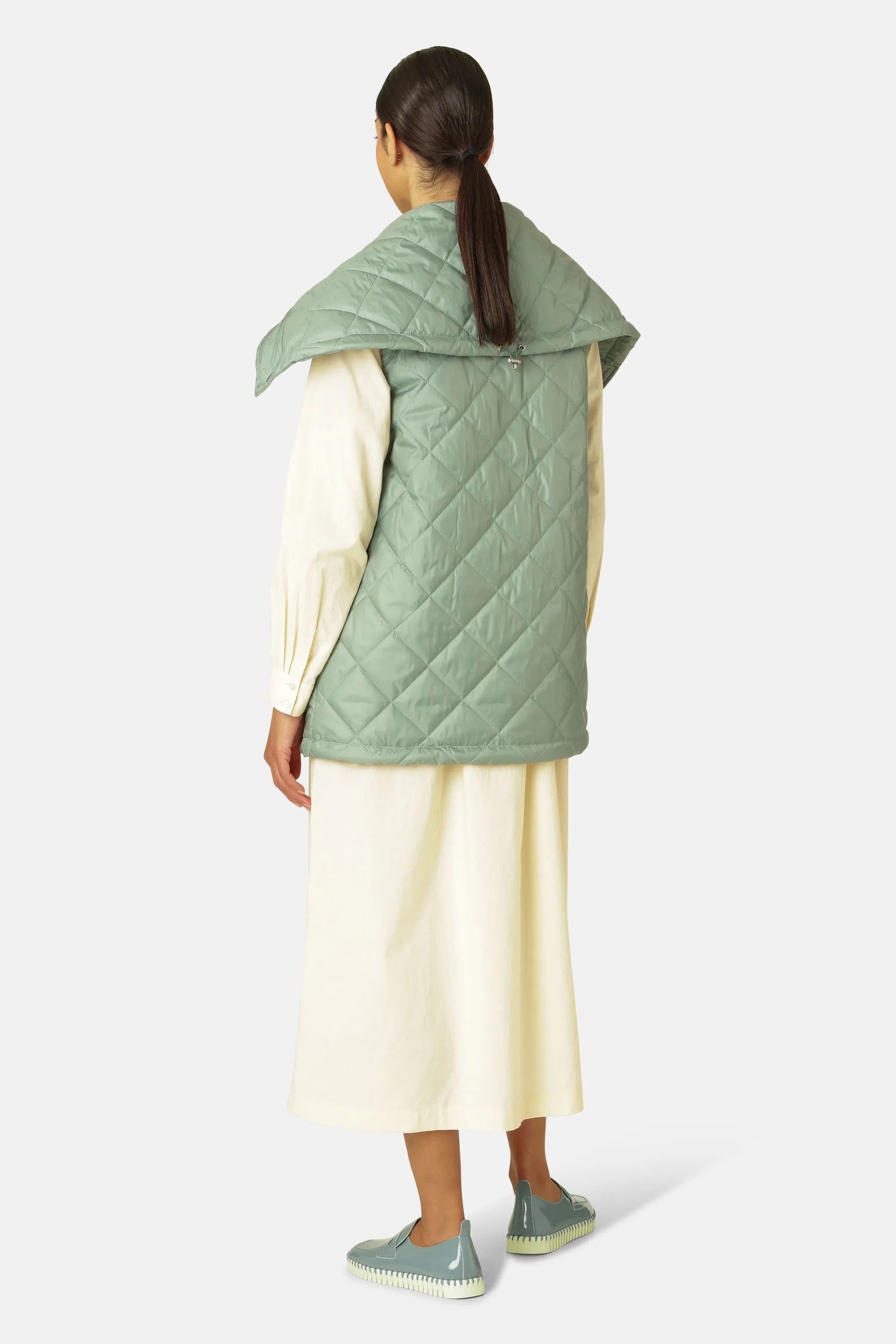 Padded Vest - Bleached