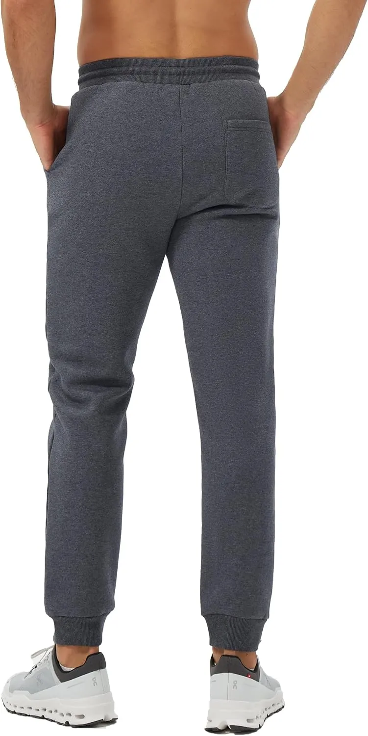 Pioneer Camp Men's Sherpa Lined Sweatpants Winter Warm Fleece Joggers Heavyweight Thermal Pants for Athletic Lounge Running