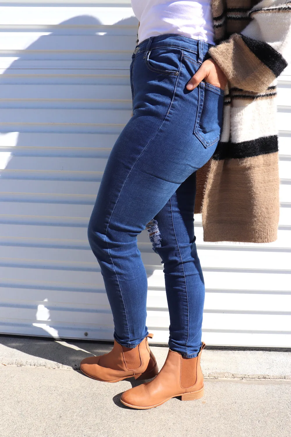 Ripped Jeans - only 1 size 8