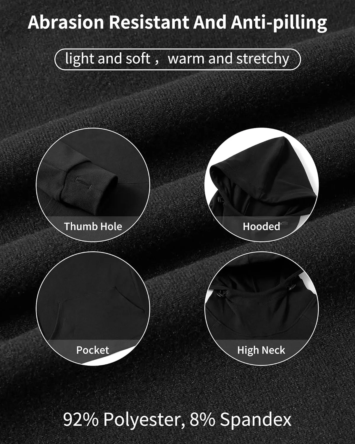 Rolanko Girls Hoodies Fleece Sweatshirts Long Sleeve Cozy lightweight Pullover Tops with Pocket Kids Warm Velvet Outwear