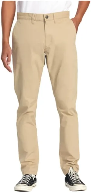 RVCA Mens Slim Fit Chino Pants