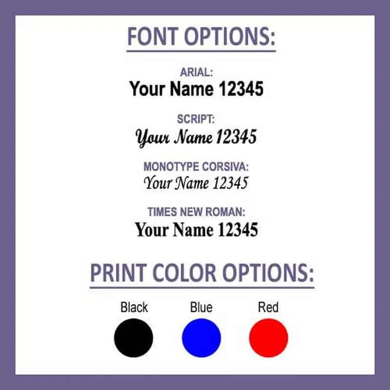 Sew On Clothing Labels, 1, 2 or 3 Line (Qty. 100)