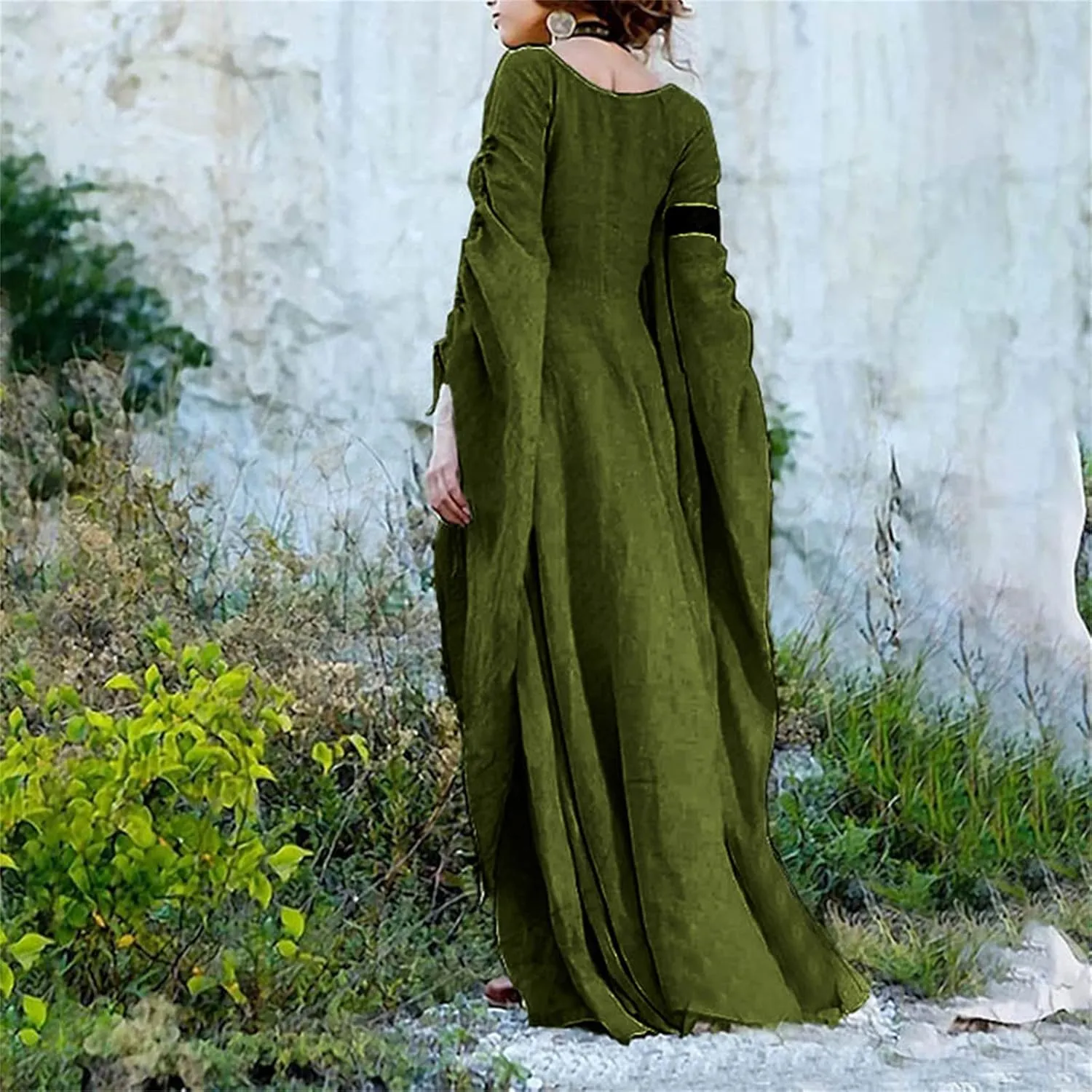 Skeleton Costume Women Print Sling Double Layer Chiffon Mesh V Neck Dress Vintage Dress Skirt Men Red Jumpsuit