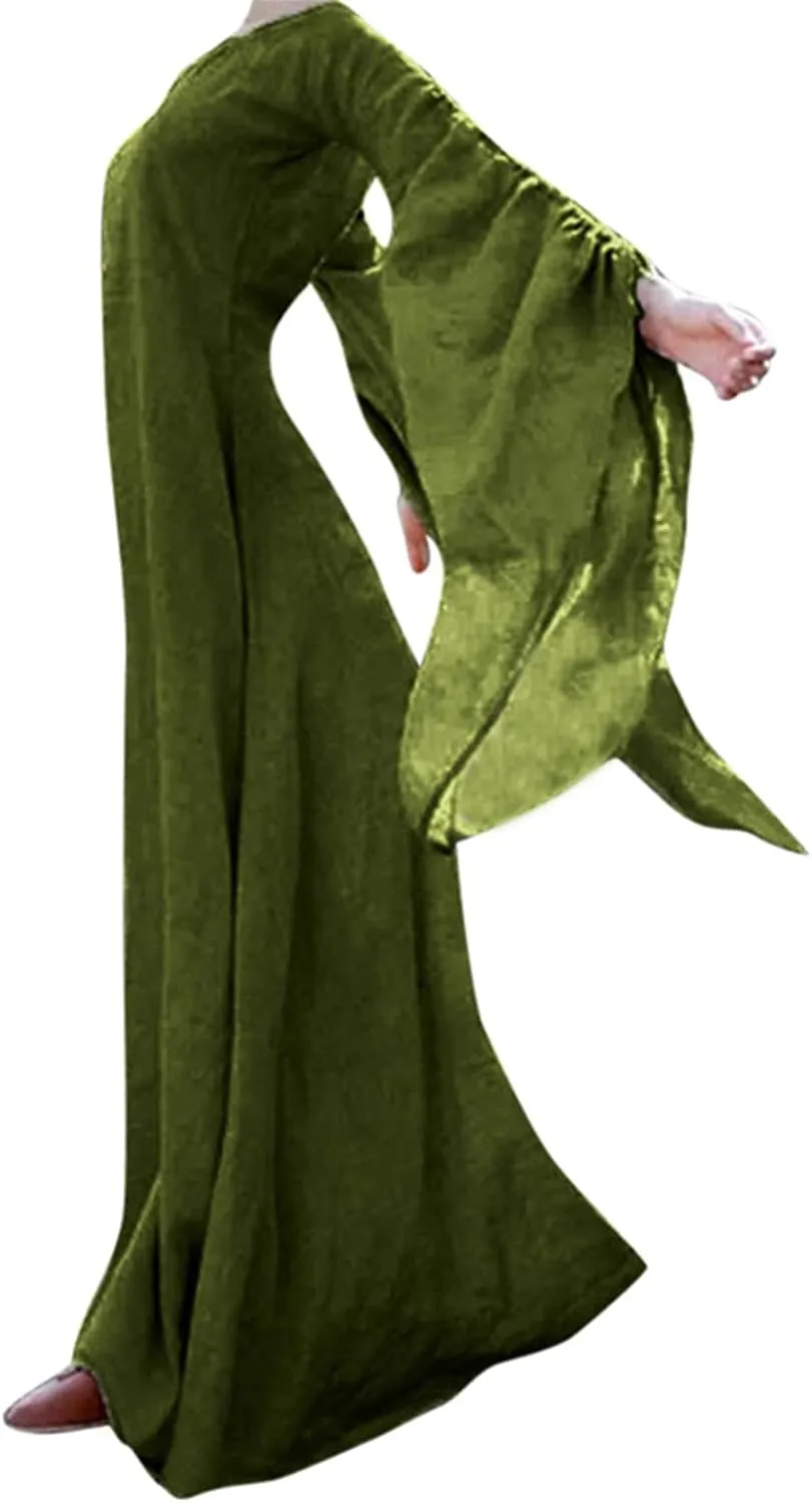 Skeleton Costume Women Print Sling Double Layer Chiffon Mesh V Neck Dress Vintage Dress Skirt Men Red Jumpsuit