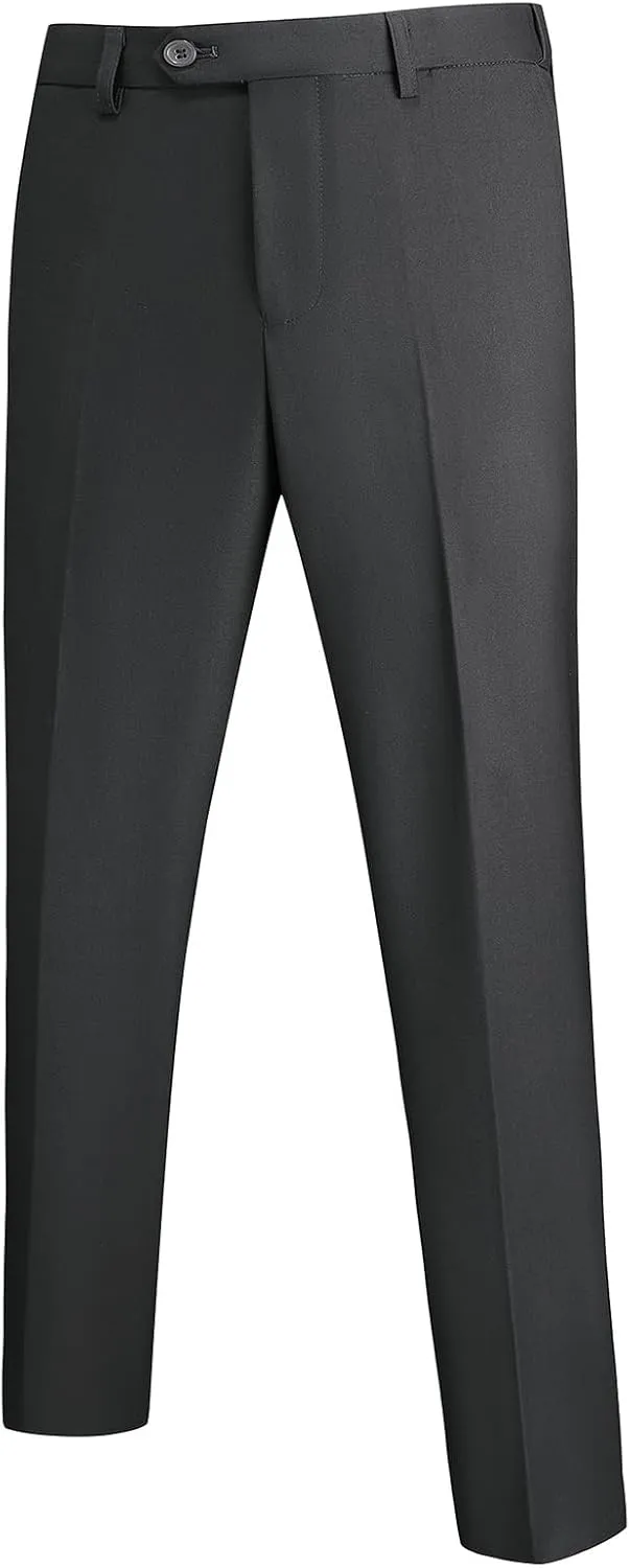 Suit for Men Solid Double Breasted 2 Piece Tuxedo Set Regular Fit Peak Lapels Jacket and Pants