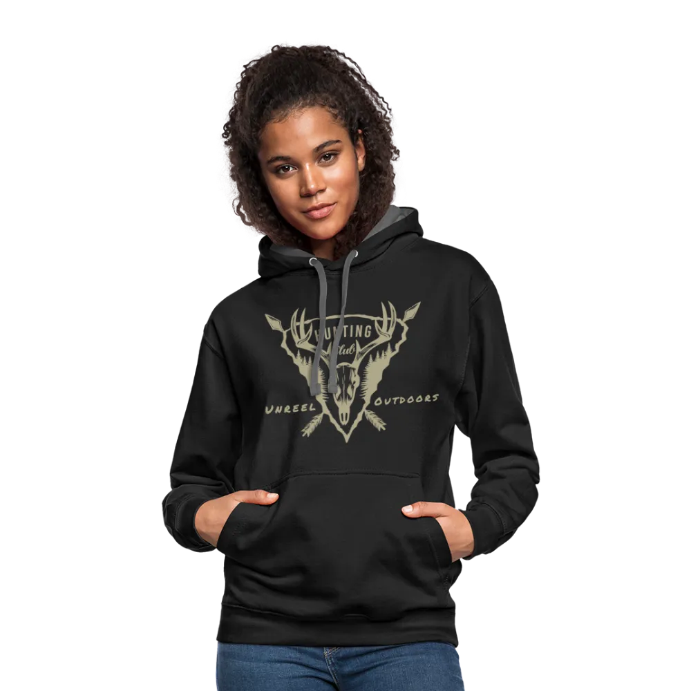 Unreel outdoors hunting Contrast Hoodie