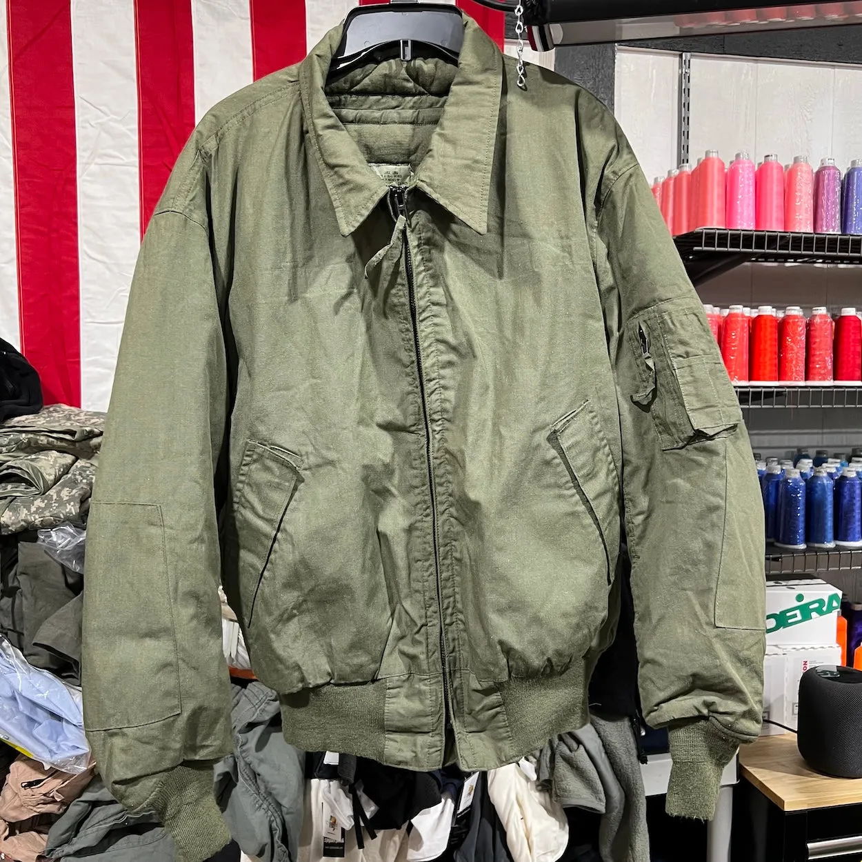 Vintage US Army Aramid Coat CVC Combat Vehicle Coat XL Long